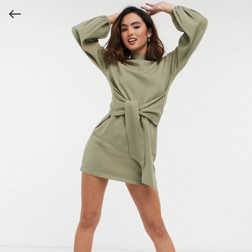Sage green dress